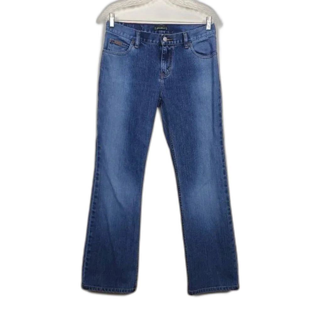 Eddie Bauer Boot Cut Jeans Womens Size 6 Blue Medium Wash Classic 5 Pocket